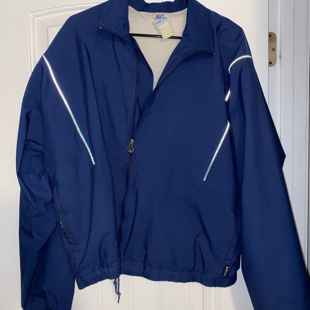 Asics blue jacket